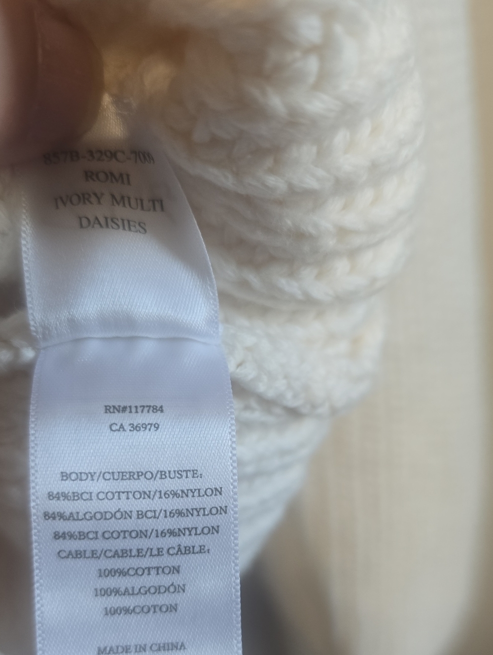 NWT Rails Romi Daisy Knit Sweater. Xl - Picture 11 of 12